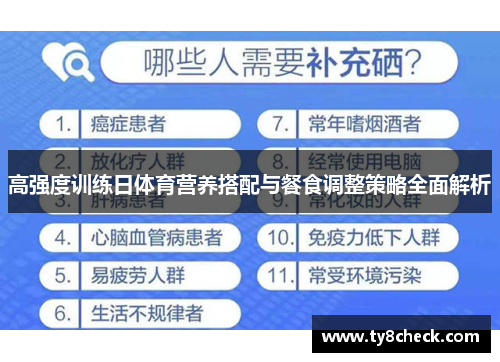 高强度训练日体育营养搭配与餐食调整策略全面解析